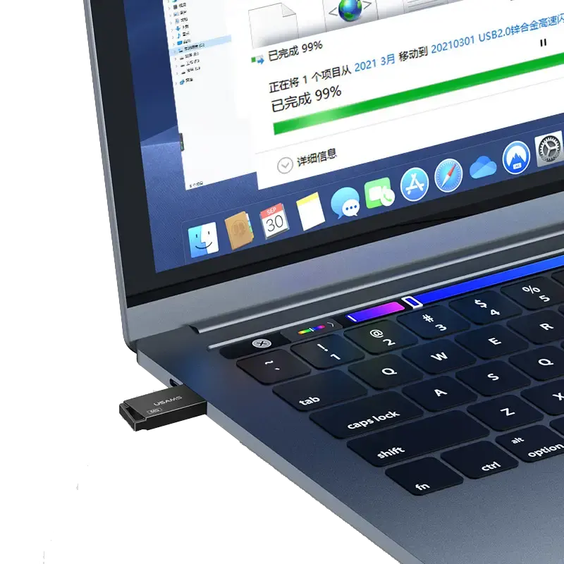 فلاشة ميموري يوسامز ، 128 جيجابايت ، USB 2.0 ، اسود ، ZB208UP01