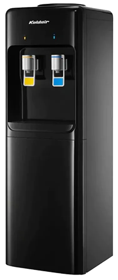 مبرد مياه كولدير ، 2 حنفيه ،( بارد - فاتر) ، تحميل علوي ، أسود ،  KWD CB