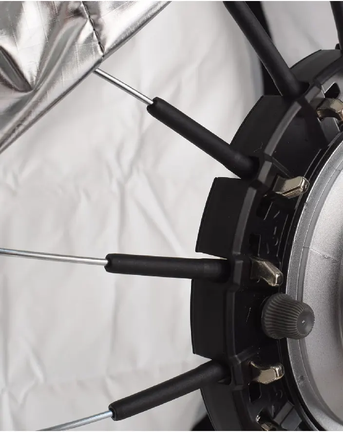 سوفت بوكس باربوليك جينيرال، 120 سم، يأتي مع جريد لتوجيه الضوء، سهل الفتح والتركيب ،KP2