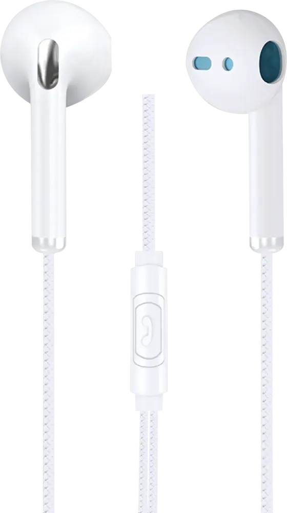 سماعة أذن سلكية من مومو، مقاس 3.5 مم، لون أبيض، MO-022208