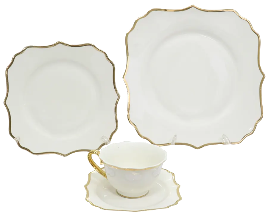 طقم صيني سفره الكينج ، 111قطعة ، مربع ، YFB03