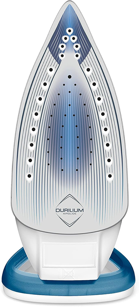 مكواة ملابس بخار تيفال إيزي جليس بلس ، 2700 وات ، خزان بسعة 270 ملي ، أزرق ، FV5751E2 (ضمان الطارق)