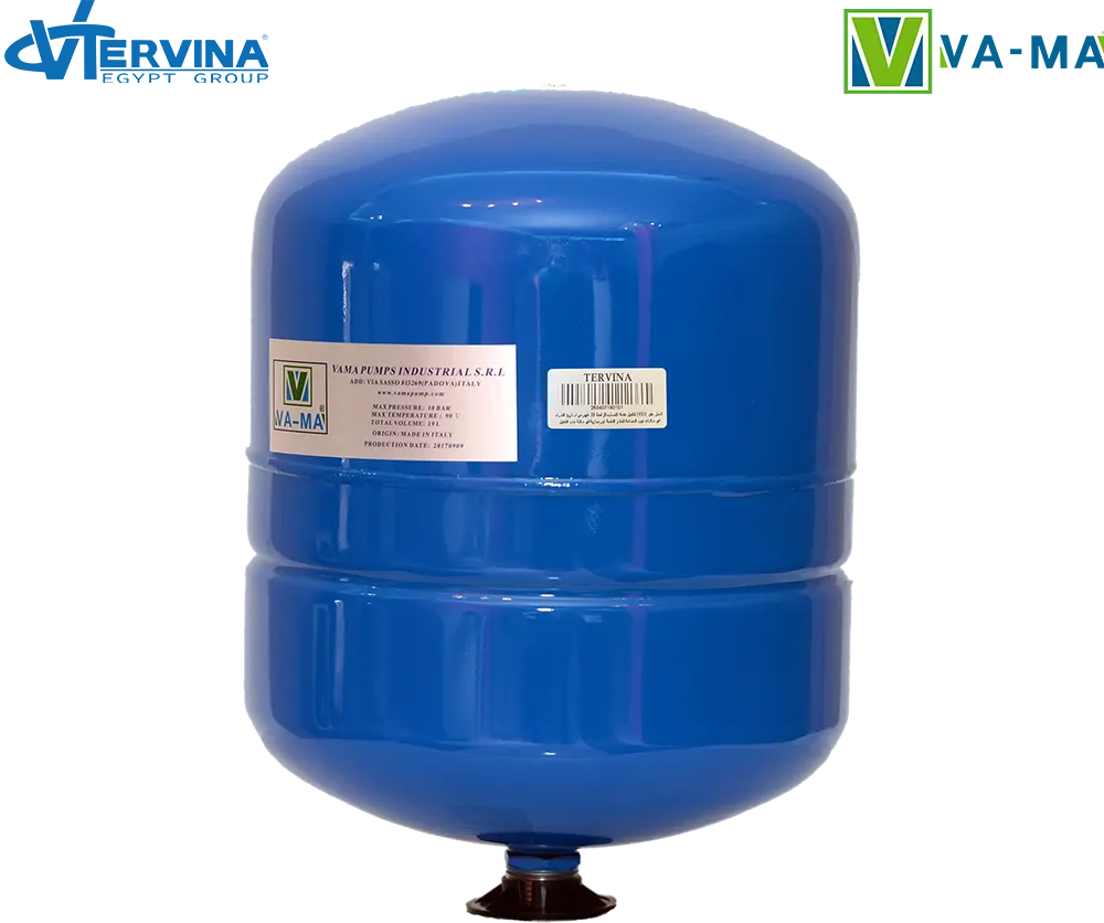 Italian Vama Tubeless Water Pressure Tank, 19 Liters, 10 Bar Pressure