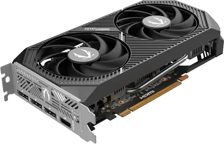 كارت شاشة زوتاك للألعاب جيفورس RTX 5060 توين إيدج ، ذاكرة 8 جيجابايت GDDR7، اسود، ZT-B50600E-10M