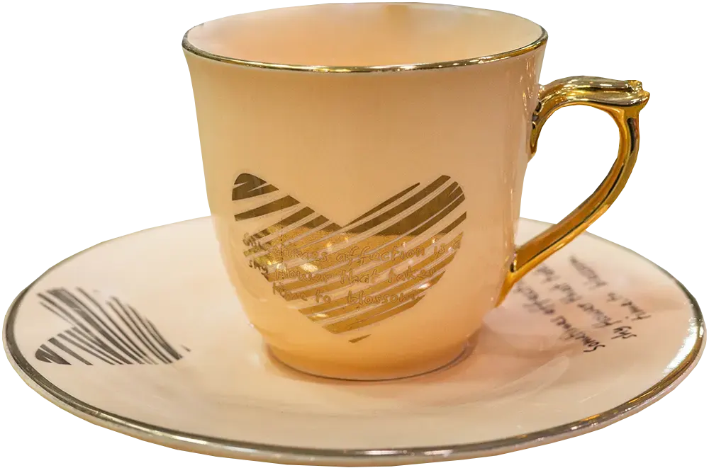 طقم صيني مدور مصري دريم لوتس، 60 قطعة، بيج بنقشة ذهبية