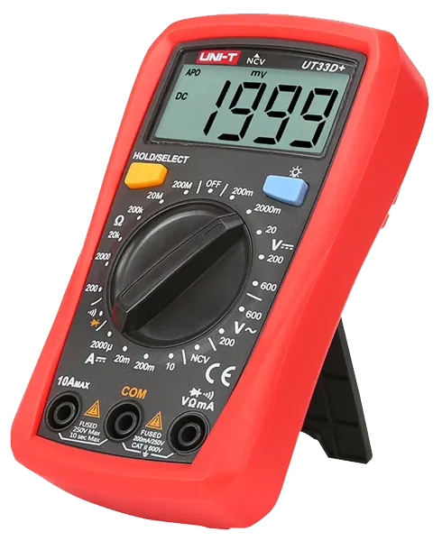 افوميتر يونيتي ، 500 فولت ، شاشة LCD ، احمر ، UT33D