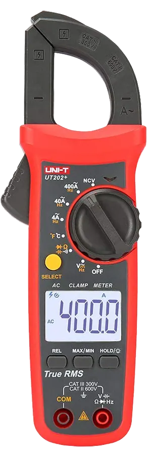 كلامب ميتر ديجيتال يونيتي ، 600 فولت ، عداد 4000 ، احمر ، UT-202