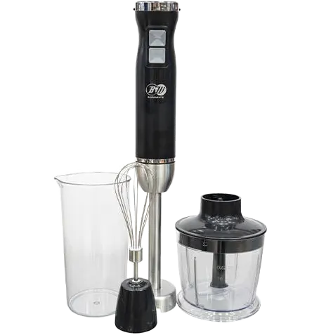 هاند بلندر بلاك اند وايت، 1200 وات، كبة 500 مللي، متعدد الوظائف، أسود، HB-1150