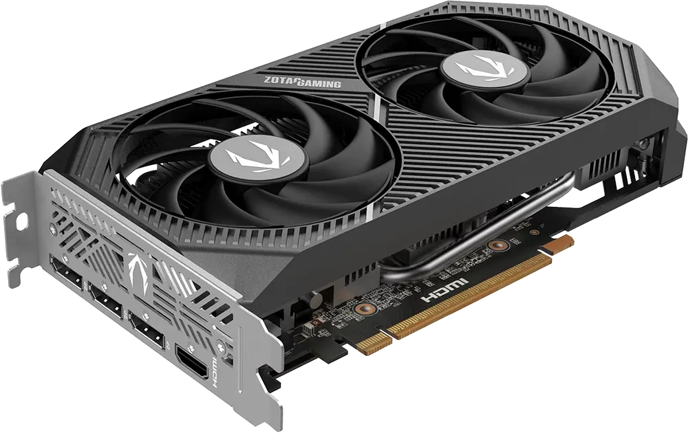 كارت شاشة زوتاك للألعاب جيفورس RTX 5050 توين إيدج او سي، ذاكرة 8 جيجابايت GDDR6، اسود،ZT-B50500H-10M