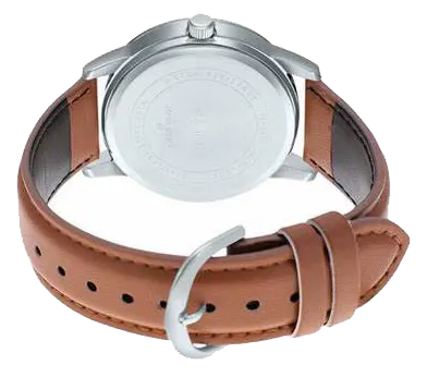 ساعه كاسيو رجالي، مينا ازرق، عقارب، سوار جلد بني, MTP-V005L-2B5UDF