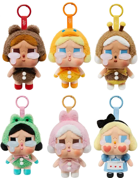 دمية من بوب مارت سلسلة Cry baby Crying Again، شخصية واحدة في العلبة، اشكال عشوائية متعددة