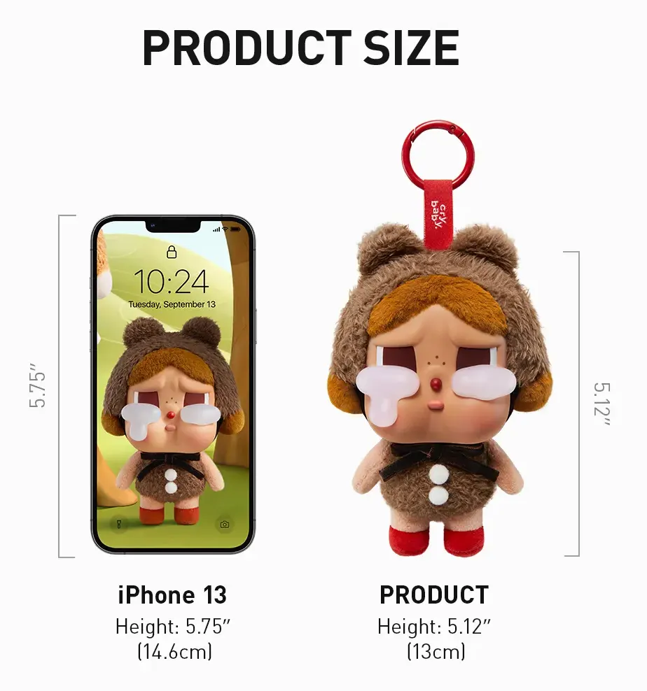 دمية من بوب مارت سلسلة Cry baby Crying Again، شخصية واحدة في العلبة، اشكال عشوائية متعددة