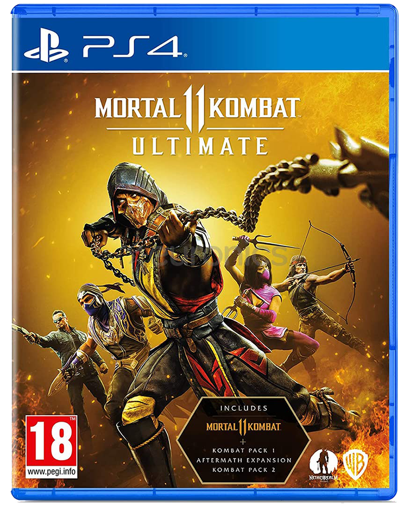 إسطوانة لعبة Mortal Kombat 11 ، إصدار Ultimate Edition ، لجهاز بلايستيشن 4
