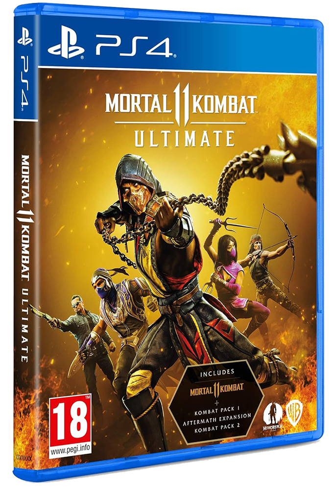 إسطوانة لعبة Mortal Kombat 11 ، إصدار Ultimate Edition ، لجهاز بلايستيشن 4