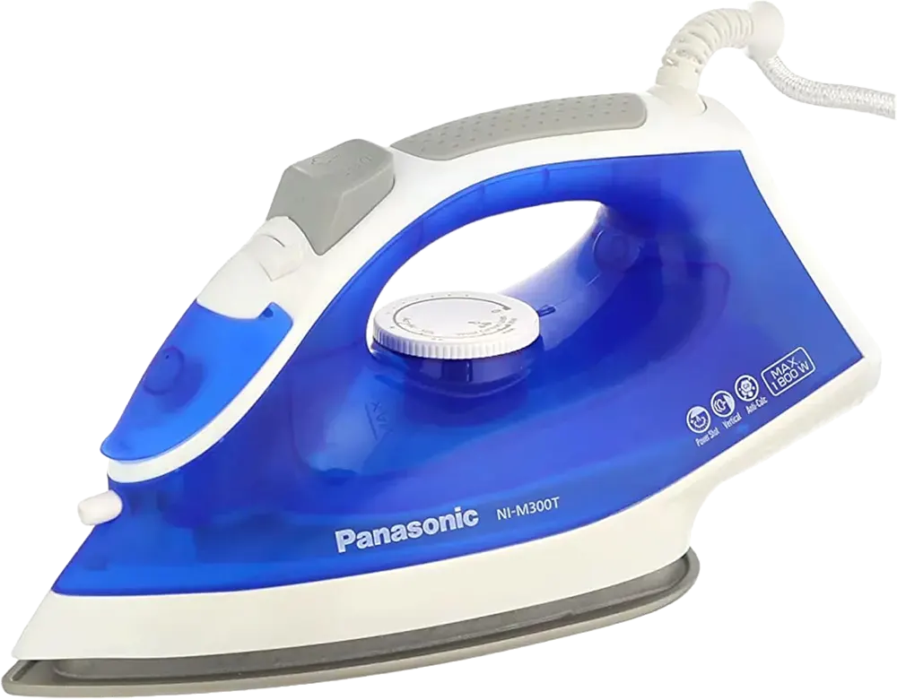 مكواة ملابس بخار باناسونيك، 1800 وات، خزان 210 مللي، قاعدة التيتانيوم، NI-M300TATD ( ضمان بغداد BTC)
