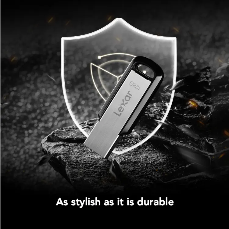 فلاشة ليكسار جامب درايف m400، سعة 128 جيجا، واجهة USB 3.2 Gen 1، قراءة 150 ميجابايت في الثانية، LJDM400128G-BNBNG ( ضمان لمدة 3 أشهر )