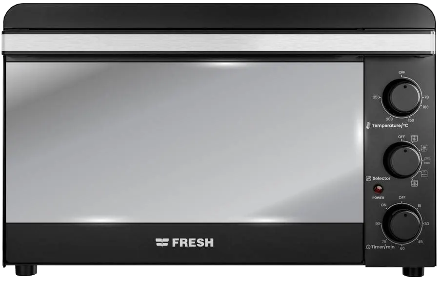 Fresh Cosmos Electric Oven, 48 Liters, 2000 Watts, Grill, Fan, Black, FR-4804RCL, Code 500020187