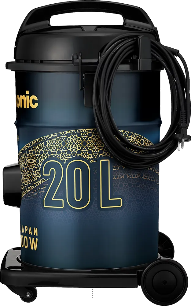 مكنسة كهربائية برميل باناسونيك، 2100 وات، 20 لتر، أسود، MC-YL699A