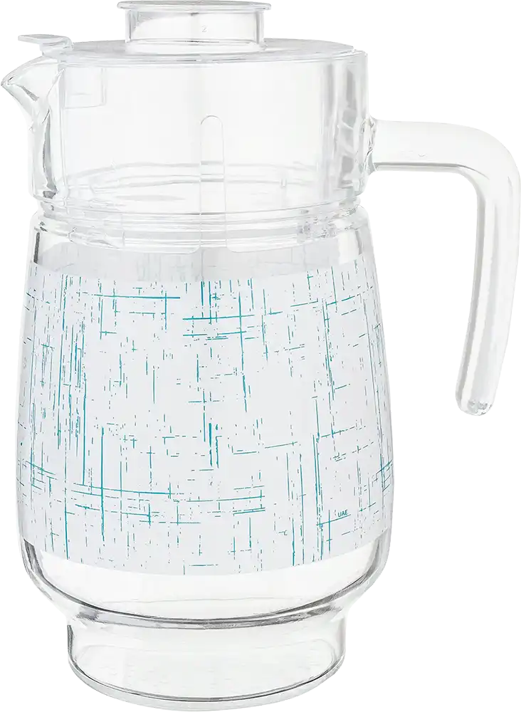 طقم شربات بوبي تركواز لومينارك ، مكون من 7 قطع ، دورق + 6 شوب ، تركواز