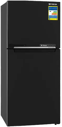 ثلاجة فريش نوفرست ، 369 لتر ، 2باب ، اسود ، FNT-BR400BMB