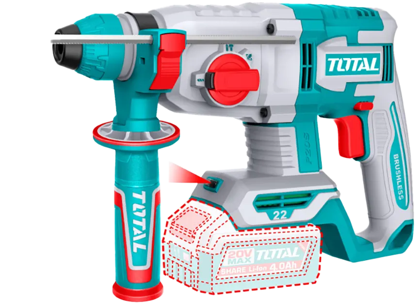 Hilti Total Tools Battery, 20V, 22mm, without Battery and Charger, Blue, TRHLI21228