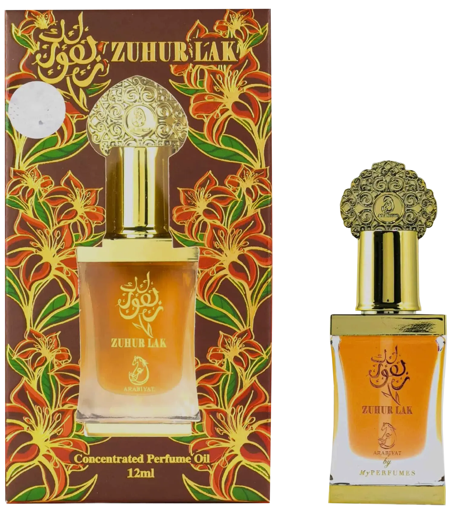 زيت عطري مركز زهور لك  من ماي بيرفيومز عربيات للجنسين ، 12 مل