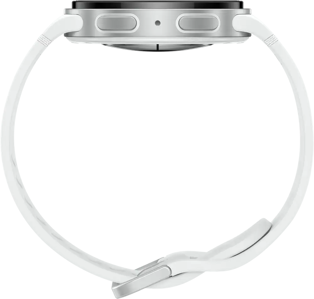 ساعة سمارت سامسونج جالاكسي 8 ، شاشة Super AMOLED مقاس 40 مم ، بلوتوث  5.3، مقاومة للماء ، فضي