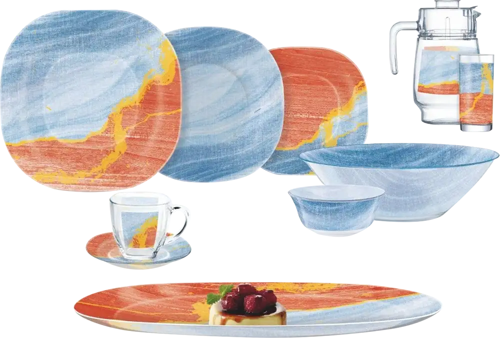 طقم عشاء أركوبيركس لومينارك نيريث 46 قطعة، V4520