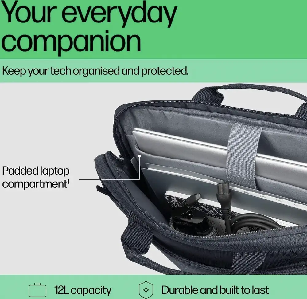 شنطة كتف لاب توب إتش بي ايفري داي، 16 بوصة، أسود، A08JTAA