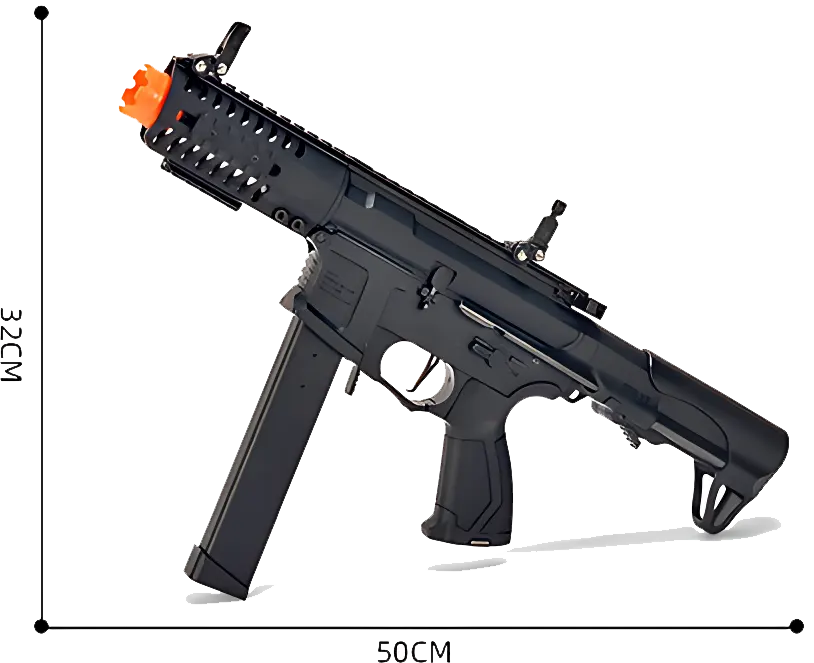 لعبة بندقية ARP9 ، طلقات هيدروجيل 1:1، مع مقبض قابل للتعديل ومخزن طلقات، WH51-3-1