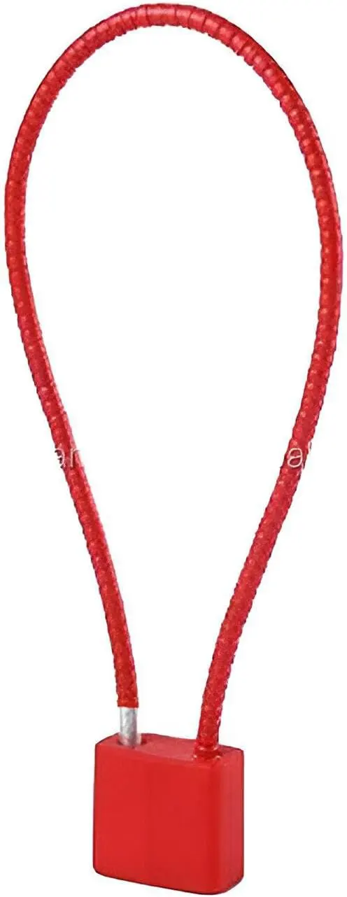 قفل  بمقبض ، حبل 38 سم ، متعدد الاستخدام ، احمر