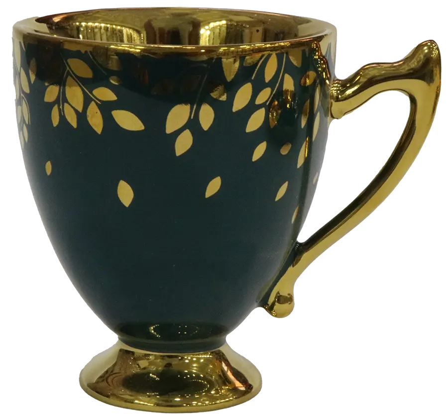 طقم قهوه بورسلين ، زيتي ، 3134