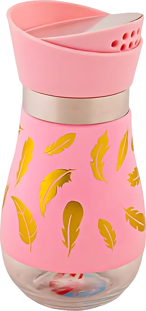 طقم توابل ريشة، 2 دور، 12 قطعة، وردي ، 32061