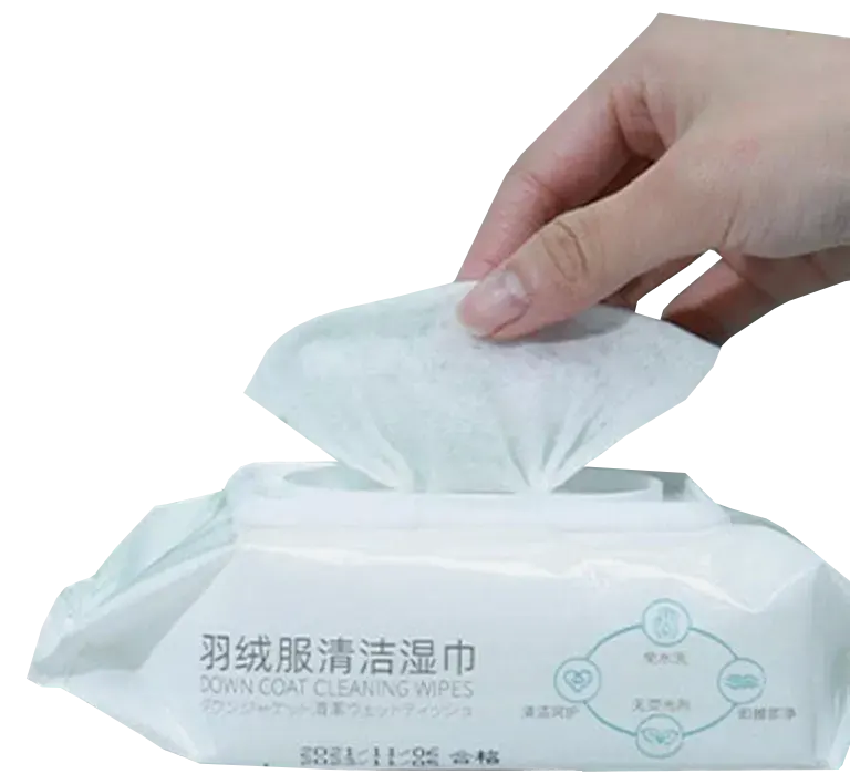 مناديل مبللة لازالة البقع عن الملابس