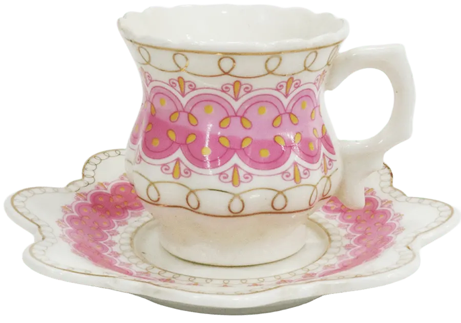 طقم قهوة فراشة ، 12 قطعة ، 1001