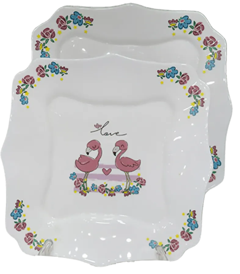 طقم اركوبال مثمن ، 58 قطعة ، ابيض ، 2736