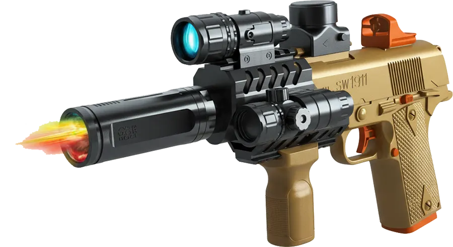 بندقية طلقات جيل ،  شحن كهرباء ، ليزر وانوار ، T25