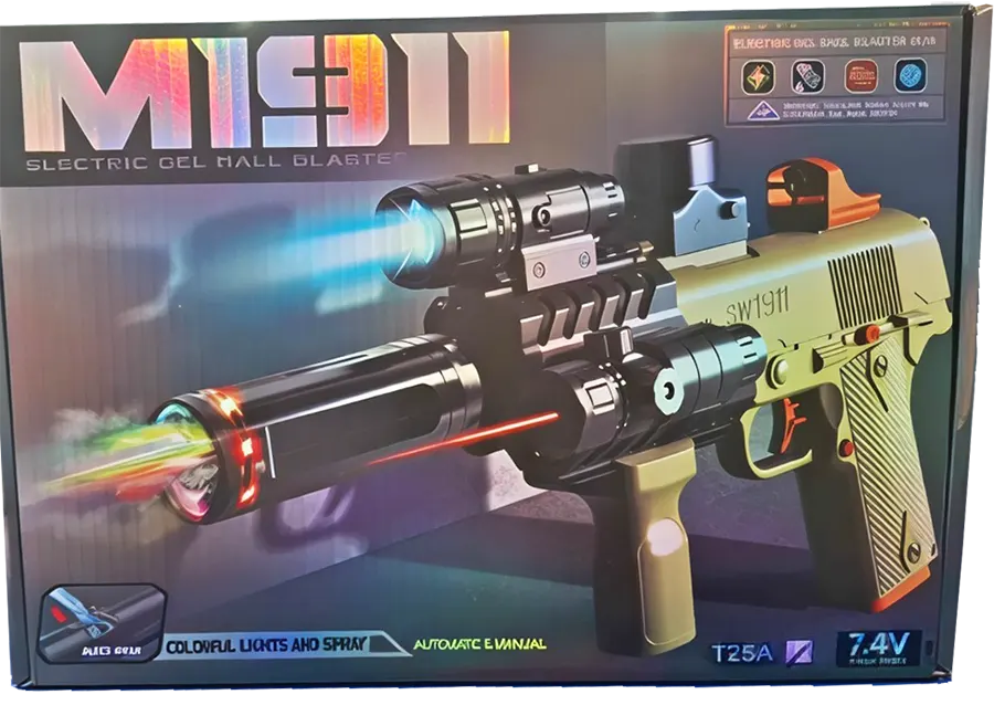 بندقية طلقات جيل ،  شحن كهرباء ، ليزر وانوار ، T25