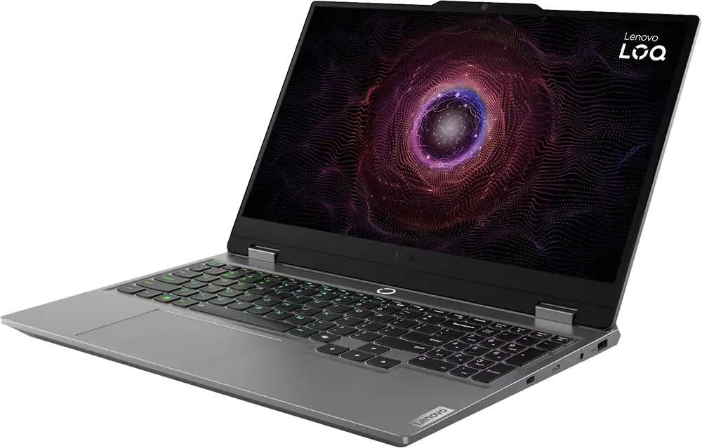 لابتوب لينوفو LOQ 15ARP9 ، انتل كور AMD Ryzen 7-7435HS ، رامات 24 جيجابايت، هارد ديسك 1 تيرابايت اس اس دي، كارت شاشة نيفديا جي فورس RTX4070 ذاكرة 8 جيجابايت GDDR6، شاشة 15.6 بوصة FHD IPS، ويندوز 11، رمادي لونا