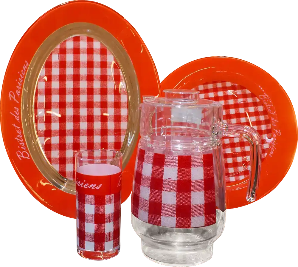 طقم عشاء أركوبيركس لومينارك تروشون بيستروت ريد 52 قطعة، 4883