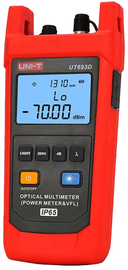جهاز قياس الألياف البصرية يوني تي ، 4.5 فولت ، 1700 نم ، دجيتال ،  UT693D