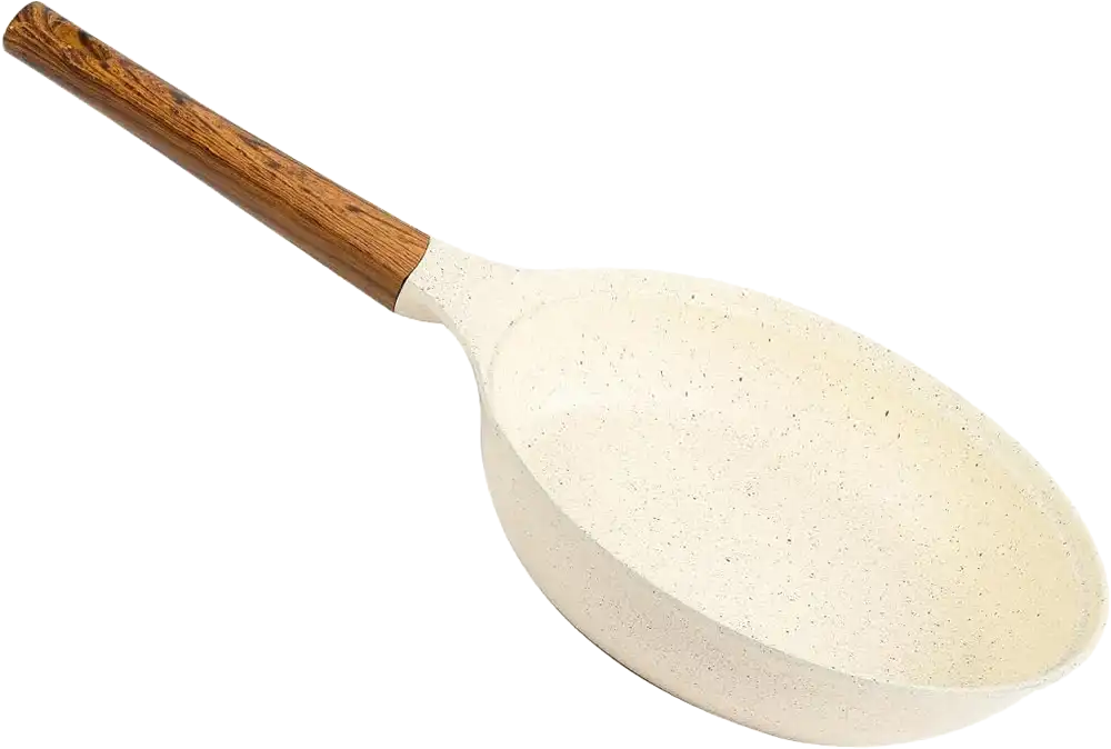 طقم حلل جرانيت جلوري بريميوم 15 قطعة، لون بيج