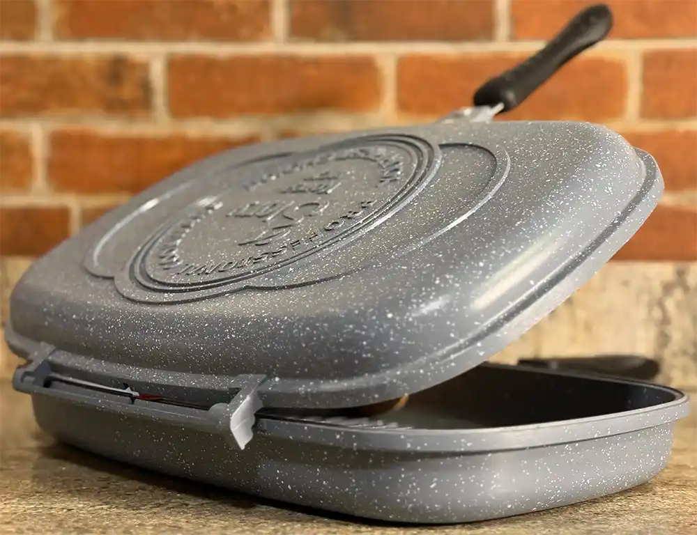 دابل جريل جرانيت جلوري بريميوم، غير لاصقة، مقاس 40 سم، لون رمادي