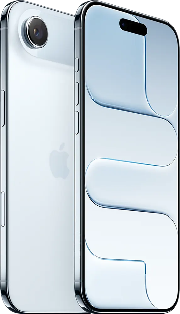 موبايل ايفون إير بشريحة واحدة، ذاكرة 256 جيجابايت، رامات 12 جيجابايت، شبكة الجيل الخامس، أزرق فاتح