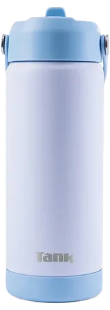 زجاجة مياه تانك موڤ، 550 مل، زجاجة ستانلس ستيل، معزولة حراريًا، مانع للتسريب، أزرق سماوي