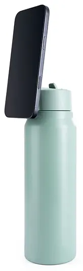 زجاجة مياه تانك ماغنت ستانلس ستيل خالية من مادة BPA، معزولة حراريًا، مانع للتسريب، اخضر  ، 1000 مللي