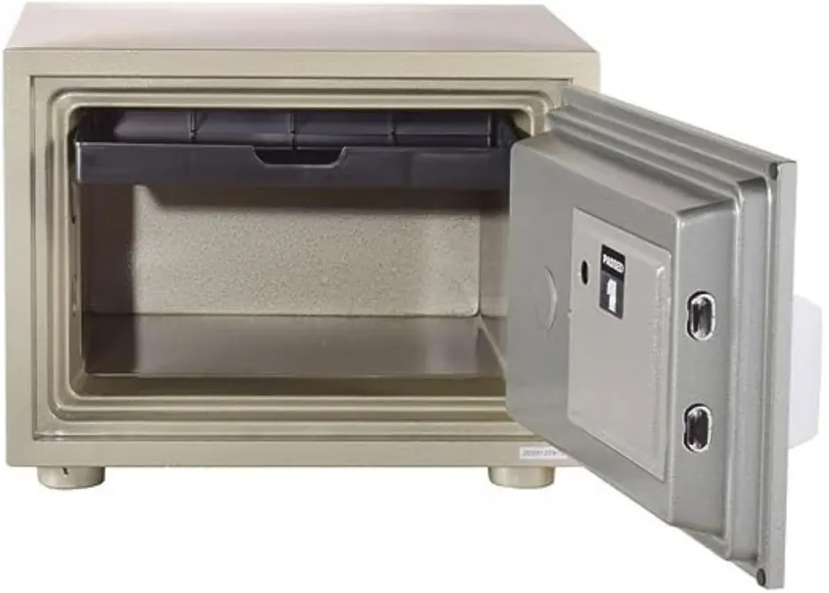 خزنة نقود كوري من بوميل سيف، لوحة مفاتيح رقمية، 2 قفل، مقاومة للحرائق، 35×49×42 سم، ESD103