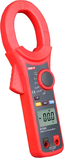 كلامب ميترديجيتال يوني تي ، 1000 فولت ، عداد 1000 ، احمر ، UT220