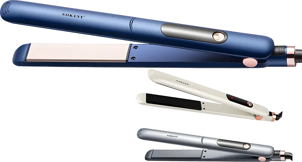 مكواة فرد شعر سوكاني ، ألواح سيراميك، 530°C، ألوان متعددة، SK-1924