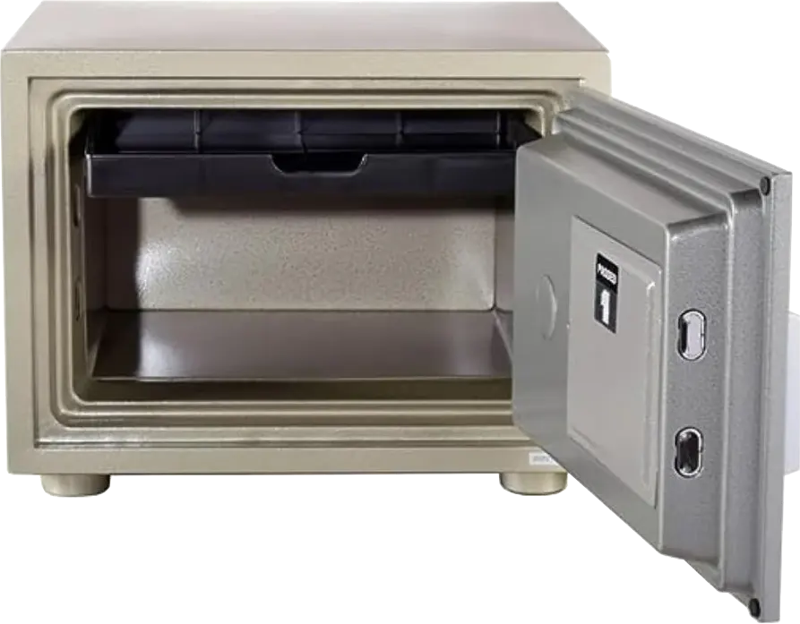 خزنة نقود كوري بوميل سيف، 2 قفل مفتاح، مقاومة للحريق، 33×43×40 سم، SD102